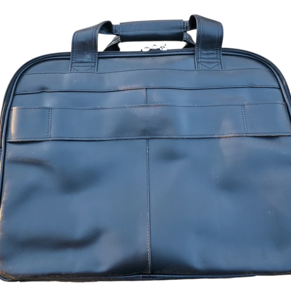 Black Leather Men's Bag